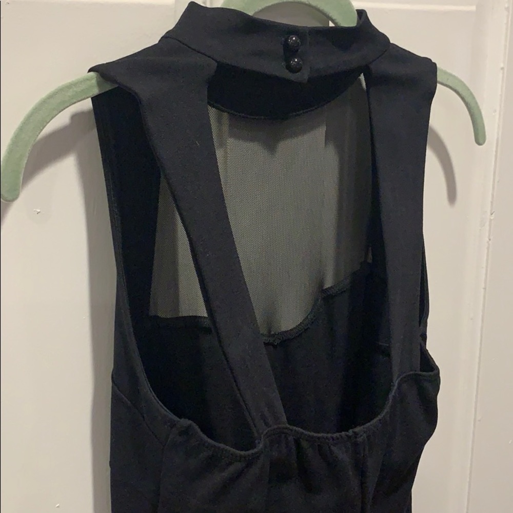 NWOT Sexy black high neck dress - Picture 4 of 7